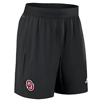 Men's Jordan Brand Black Oklahoma Sooners 2024 Sideline Performance Shorts