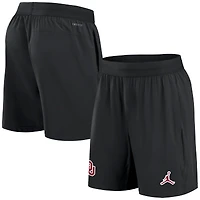 Men's Jordan Brand Black Oklahoma Sooners 2024 Sideline Performance Shorts