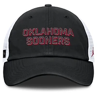 Men's Jordan Brand Black Oklahoma Sooners 2025 Gameday On-Field Club Adjustable Trucker Hat