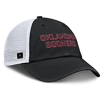 Men's Jordan Brand Black Oklahoma Sooners 2025 Gameday On-Field Club Adjustable Trucker Hat