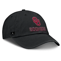 Casquette ajustable Jordan Brand noire pour homme, édition 2025 des Oklahoma Sooners, On-Field Club
