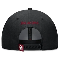 Men's Jordan Brand Black Oklahoma Sooners 2025 On-Field Rise Performance Adjustable Hat