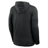 Men's Jordan Brand Oklahoma Sooners 2025 Sideline Dri-FIT Long Sleeve Hoodie T-Shirt