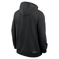 Men's Jordan Brand Black Oklahoma Sooners 2025 Sideline Standard Issue Dri-FIT Hoodie
