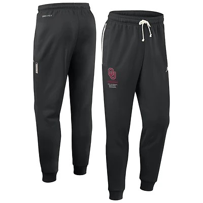 Men's Jordan Brand Black Oklahoma Sooners 2026 Sideline Standard Issue Dri-FIT Taper Pants