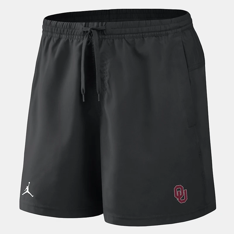 Men's Jordan Brand Black Oklahoma Sooners Primary Logo Form Shorts