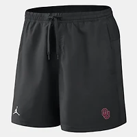 Men's Jordan Brand Black Oklahoma Sooners Primary Logo Form Shorts