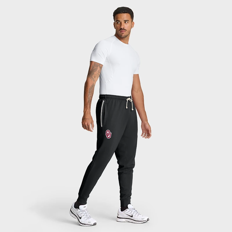 Pantalon de performance fuselé Jordan Brand noir Oklahoma Sooners Sideline pour homme