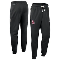 Men's Jordan Brand Black Oklahoma Sooners Sideline Performance Taper Pants