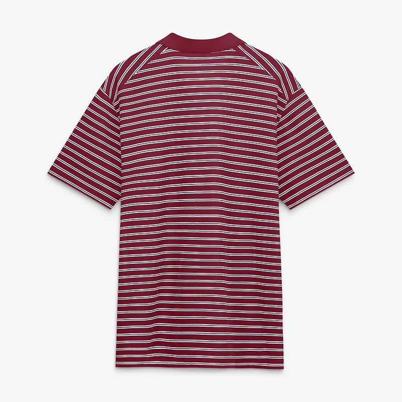 Men's Jordan Brand Crimson/White Oklahoma Sooners Primetime Victory Striped Dri-FIT Polo