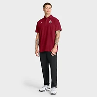 Men's Jordan Brand Crimson Oklahoma Sooners 2025 Coaches Sideline Polo