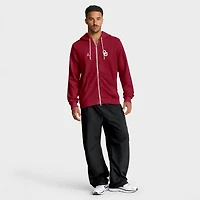 Men's Jordan Brand Crimson Oklahoma Sooners 2025 Sideline Standard Issue Dri-FIT Full-Zip Hoodie