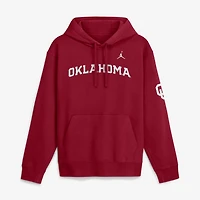 Men's Jordan Brand  Crimson Oklahoma Sooners 2026 Sideline Club Fleece Hoodie