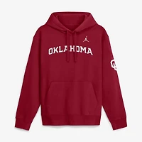 Men's Jordan Brand  Crimson Oklahoma Sooners 2026 Sideline Club Fleece Hoodie