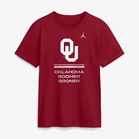 Men's Jordan Brand Crimson Oklahoma Sooners 2026 Sideline Dri-FIT T-Shirt
