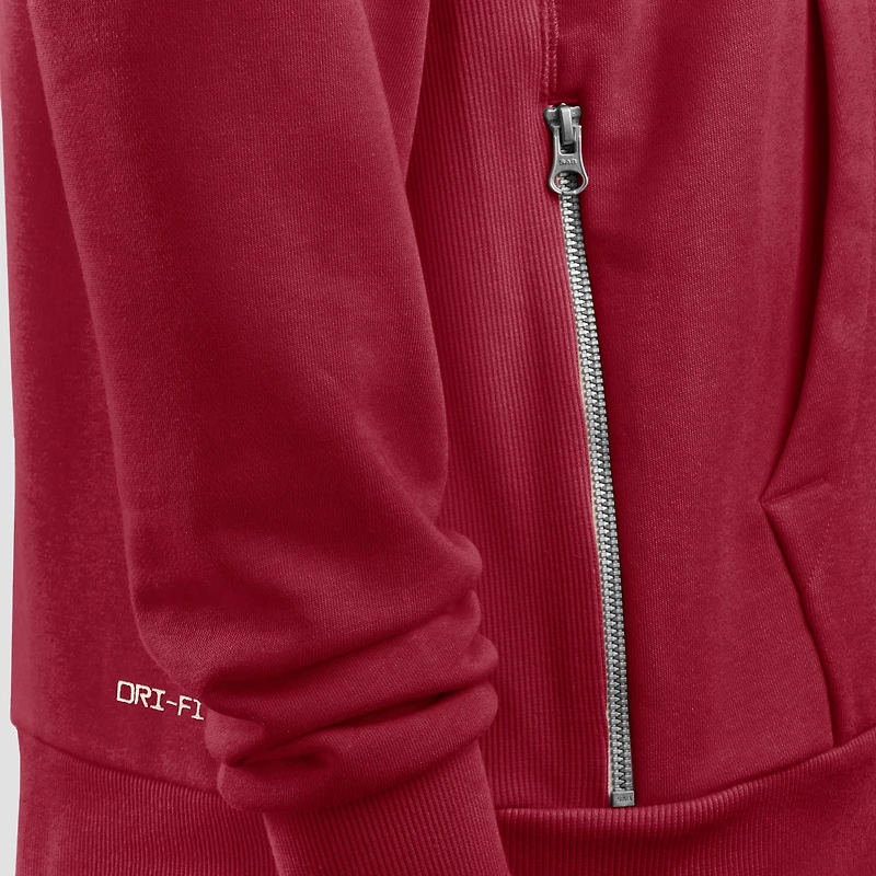 Men's Jordan Brand Crimson Oklahoma Sooners 2026 Sideline Standard Issue Dri-FIT Hoodie