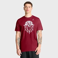 Men's Jordan Brand Crimson Oklahoma Sooners Basketball Icon Legend Dri-FIT T-Shirt