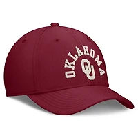 Men's Jordan Brand  Crimson Oklahoma Sooners Campus Prep Chained & Arched Swooshflex Flex Hat