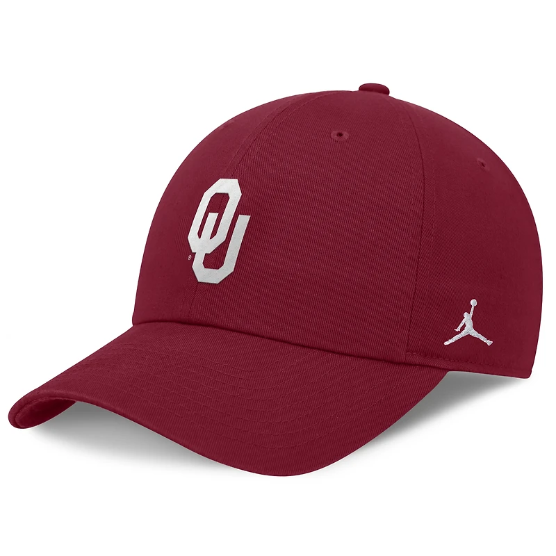 Casquette ajustable Jordan Brand Crimson Oklahoma Sooners Club pour homme