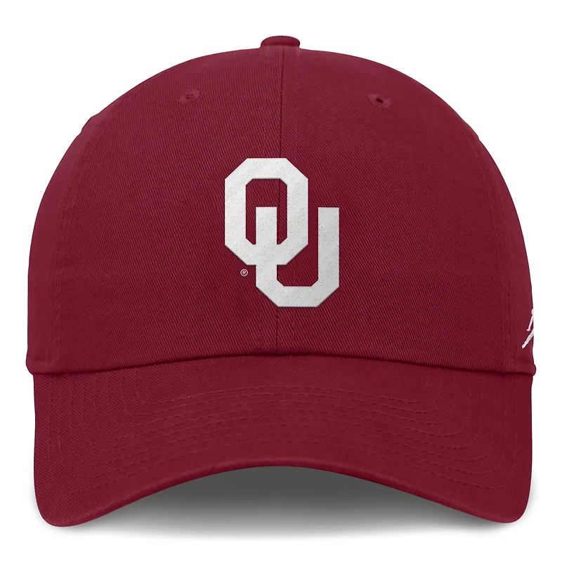 Men's Jordan Brand Crimson Oklahoma Sooners Club Adjustable Hat