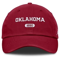 Casquette ajustable Jordan Brand Crimson Oklahoma Sooners Club pour homme