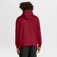 Sweat à capuche zippé 1/4 Jordan Brand Crimson Oklahoma Sooners Coaches Premium Dri-FIT pour homme