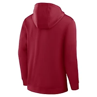 Men's Jordan Brand Crimson Oklahoma Sooners Coaches Premium Dri-FIT Quarter-Zip Hoodie