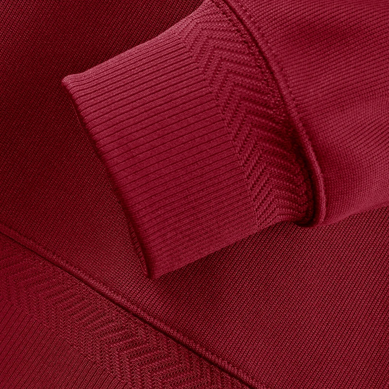 Men's Jordan Brand Crimson Oklahoma Sooners Coaches Premium Dri-FIT Quarter-Zip Hoodie