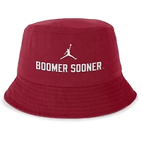 Men's Jordan Brand Crimson Oklahoma Sooners Local Apex Bucket Hat
