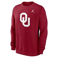 Sweat-shirt en polaire Primetime pour homme Jordan Brand Crimson Oklahoma Sooners