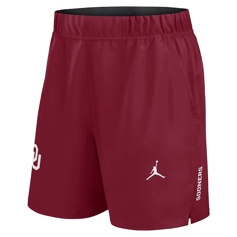 Men's Jordan Brand Crimson Oklahoma Sooners Primetime Victory Dri-FIT Shorts