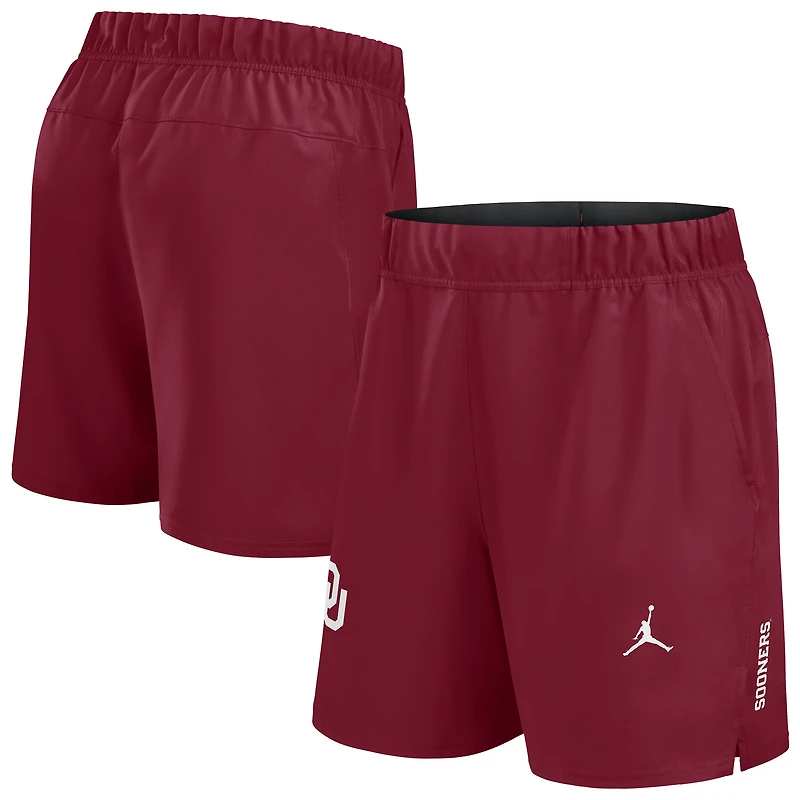 Short Jordan Brand Crimson Oklahoma Sooners Primetime Victory Dri-FIT pour homme