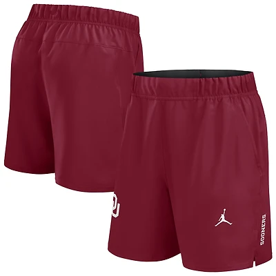 Short tissé Jordan Brand Crimson Oklahoma Sooners Primetime Victory Performance pour homme
