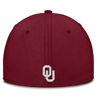 Men's Jordan Brand Crimson Oklahoma Sooners Rise On-Field SwooshFlex Dri-FIT Flex Hat
