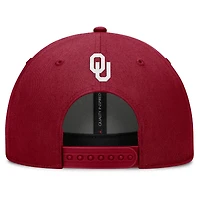 Men's Jordan Brand Crimson Oklahoma Sooners Slanted Primetime Rise Performance Adjustable Hat