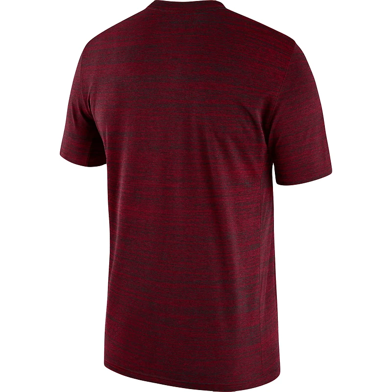 T-shirt Jordan Brand Crimson Oklahoma Sooners Velocity Legend Performance pour homme