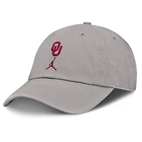 Casquette ajustable Primetime Club grise Jordan Brand des Oklahoma Sooners pour homme