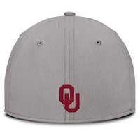 Men's Jordan Brand Gray Oklahoma Sooners Rise Prep Performance Flex Hat