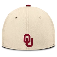 Men's Jordan Brand Natural Oklahoma Sooners 2026 Primetime Swooshflex Hat