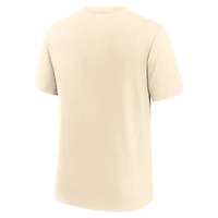 T-shirt Jordan Brand Natural Oklahoma Sooners Arch Logo Triblend pour homme