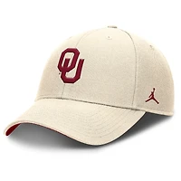 Casquette ajustable Jordan Brand Natural Oklahoma Sooners Primetime Rise Dri-FIT pour homme
