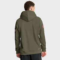 Men's Jordan Brand Olive Oklahoma Sooners 2025 Military Appreciation Standard Issue Dri-FIT Hoodie