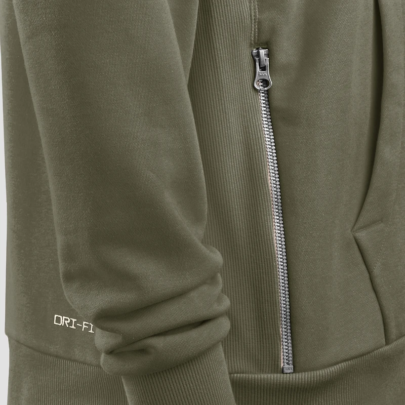 Men's Jordan Brand Olive Oklahoma Sooners 2025 Military Appreciation Standard Issue Dri-FIT Hoodie