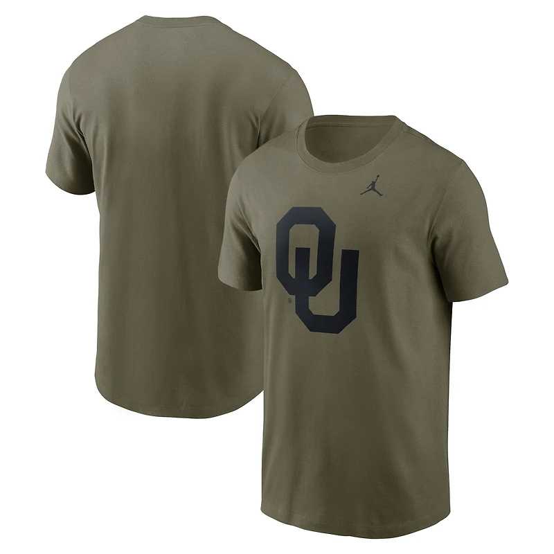 T-shirt Jordan Brand Dri-FIT olive pour homme avec logo Primetime des Sooners de l'Oklahoma