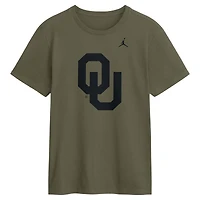 T-shirt Jordan Brand Dri-FIT olive pour homme avec logo Primetime des Sooners de l'Oklahoma
