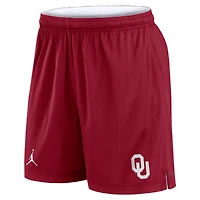 Short réversible Primetime pour homme Jordan Brand blanc/cramoisi Oklahoma Sooners