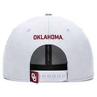 Casquette ajustable Jordan Brand blanche Oklahoma Sooners 2025 On-Field Rise Performance pour homme