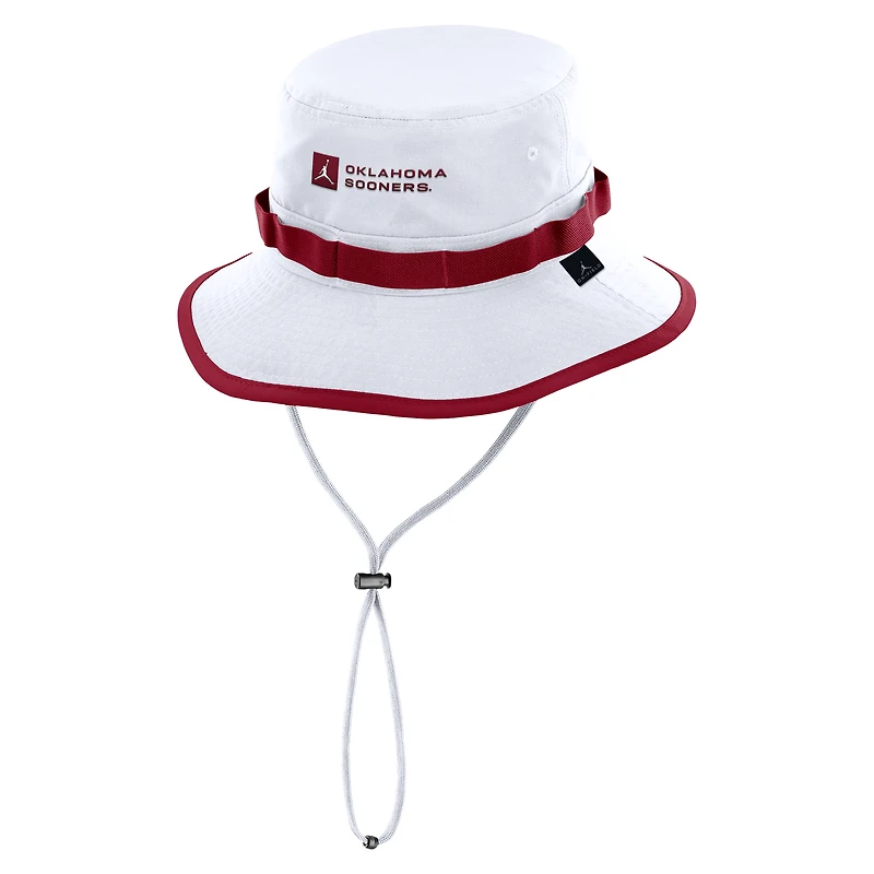 Bob Jordan Brand blanc Oklahoma Sooners 2026 Sideline pour homme