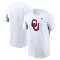 Men's Jordan Brand White Oklahoma Sooners Primetime Evergreen Logo T-Shirt