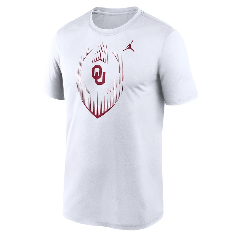 Men's Jordan Brand White Oklahoma Sooners Primetime Legend Icon Performance T-Shirt
